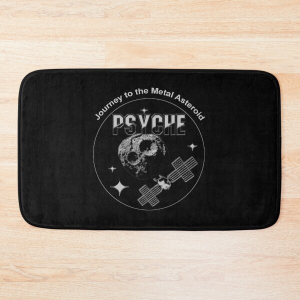Item preview, Psyche mission to a metal asteroid logo (metallic) designed and sold by SolidEarthArt.