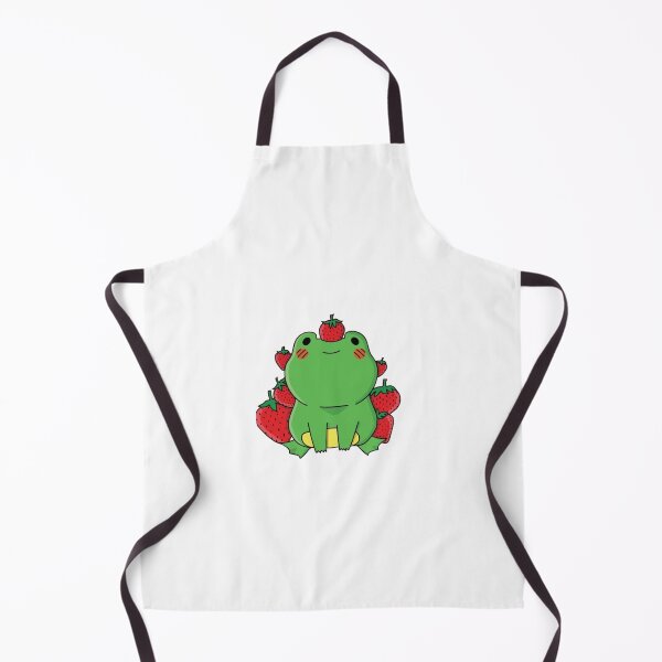 Item preview, frog with strawberries designed and sold by michellmathison.
