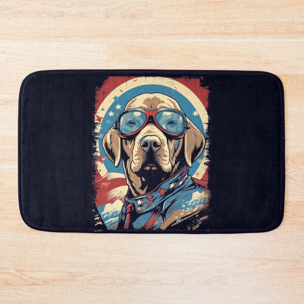 Item preview, Vintage Patriotic Labrador - US Flag and Dog or Puppy Lover designed and sold by madtoyman.