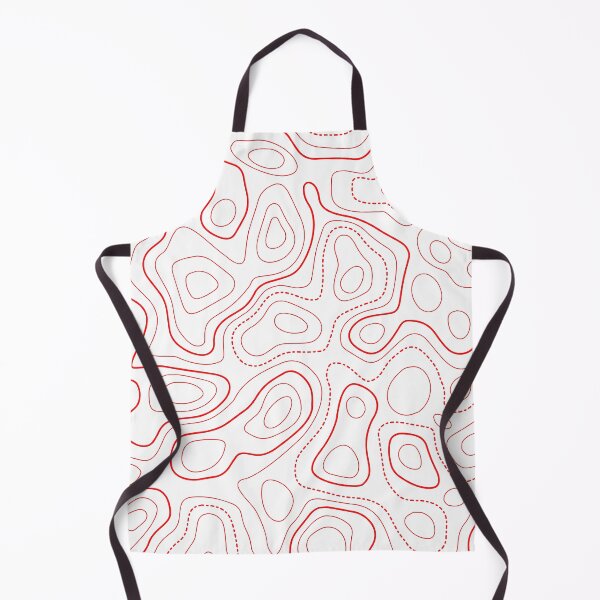 Item preview, Topography Pattern. White and Red color designed and sold by Aetherier.