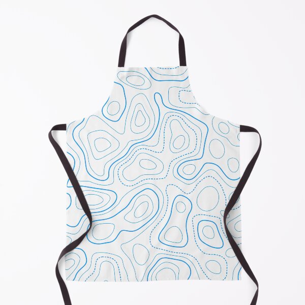 Item preview, Topography Pattern. White and Blue color designed and sold by Aetherier.