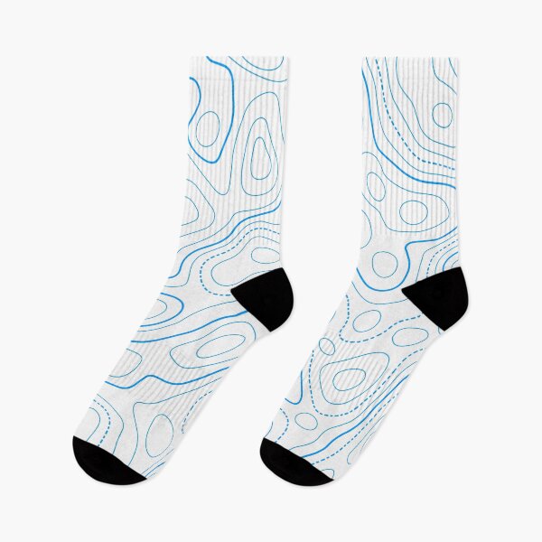 Item preview, Topography Pattern. White and Blue color designed and sold by Aetherier.