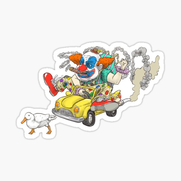 Item preview, Clown Driving designed and sold by DelphiniComics.