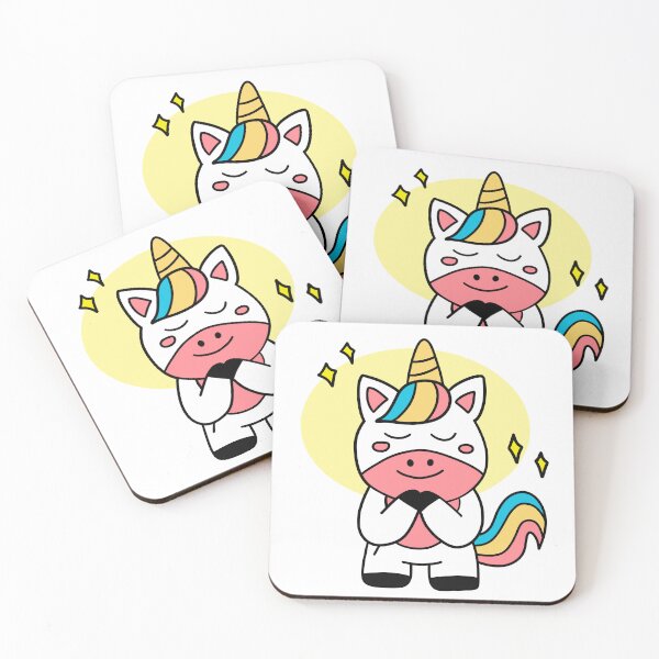 Item preview, Happy Unicorn is smiling with aura and sparkling: Thank you Unicorn designed and sold by 7Sip2.