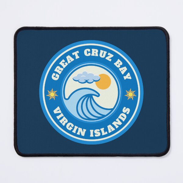 Item preview, Great Cruz Bay Beach St John Virgin Islands - Summer Destination Vintage Logo designed and sold by Vintage-TM.