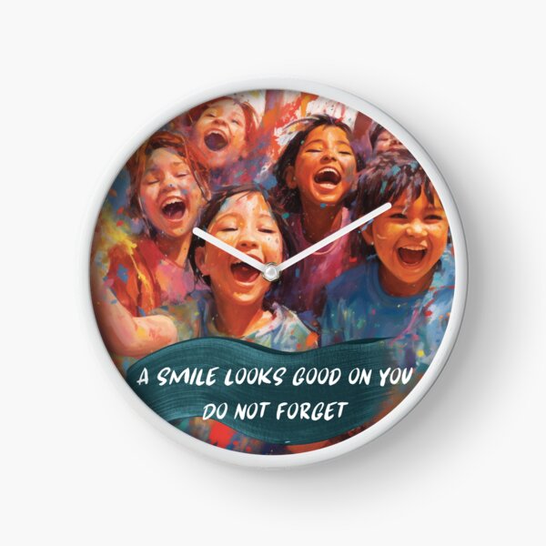 Item preview, Playful Paint Fight | Colorful Children's Wall Art with Inspiring Quote - Asmile looks good on you designed and sold by MedusaAiArt.