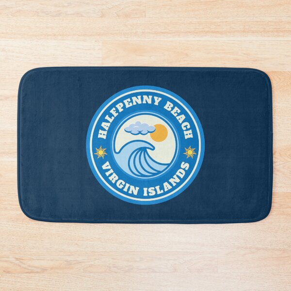 Item preview, Halfpenny Beach St Croix Virgin Islands - Summer Destination Vintage Logo designed and sold by Vintage-TM.