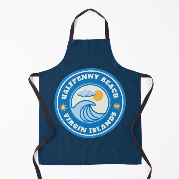 Item preview, Halfpenny Beach St Croix Virgin Islands - Summer Destination Vintage Logo designed and sold by Vintage-TM.