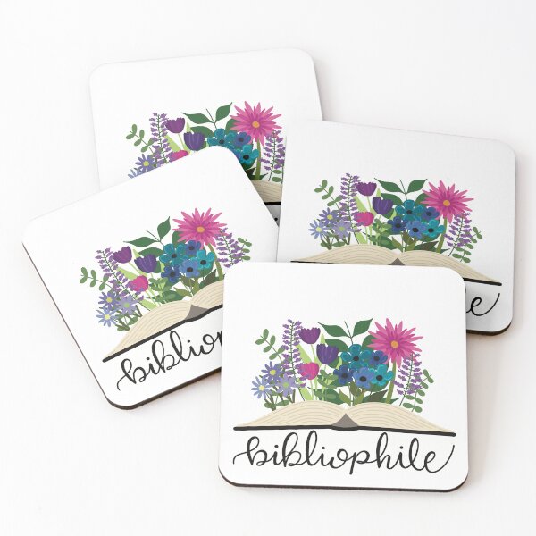 Item preview, Bibliophile (cool tones) designed and sold by elizabethianart.