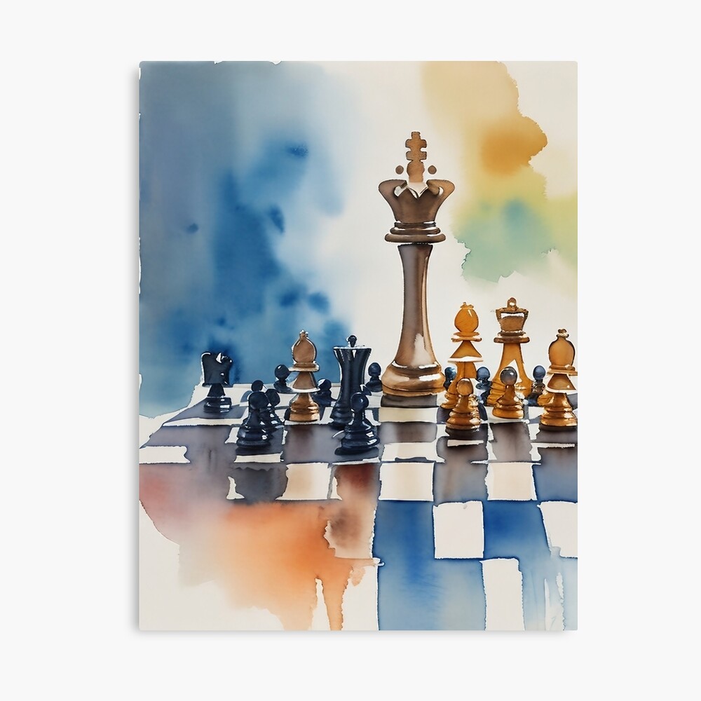 Watercolor chess rooks pieces black and white illustration. Realistic  figurines for Chess day designs, club advertisement 26560198 PNG