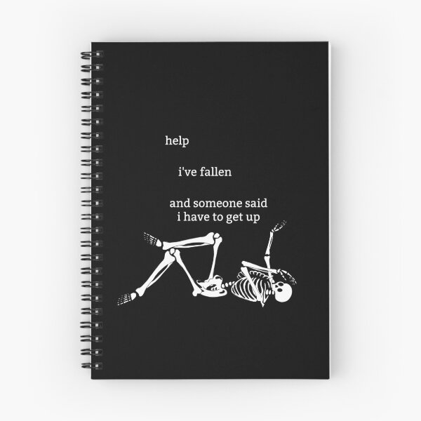 Item preview, Copy of Sassy Skeleton "Help I've fallen" Funny Saying designed and sold by sassyskeleton.