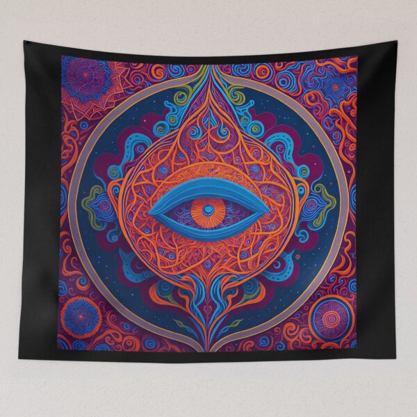 Item preview, all seeing eye artwork designed and sold by ZenStickConcept.