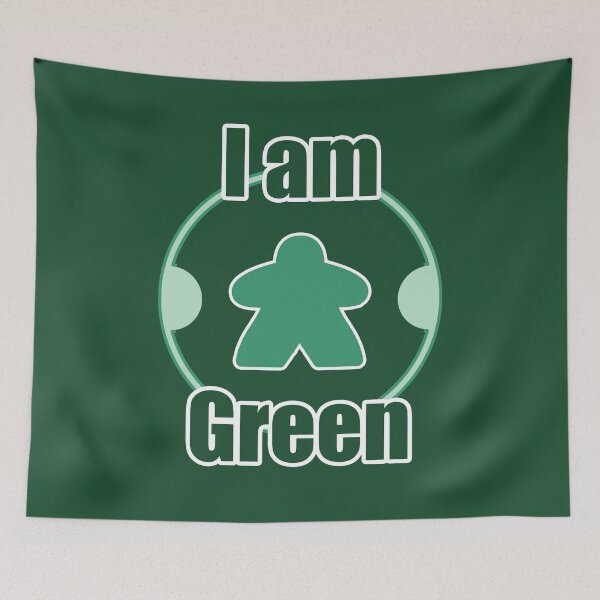 Item preview, I AM GREEN MEEPLE designed and sold by csalvati77.