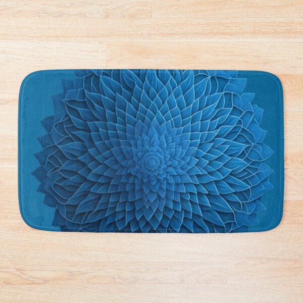 Item preview, Light Blue Circular Mandala - Serene Beauty and Intricate Patterns designed and sold by dimaxstore.