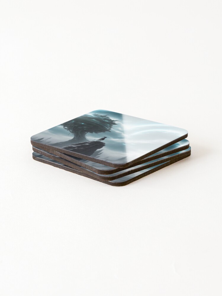 Thumbnail 4 of 5, Coasters (Set of 4), fantasy world designed and sold by RUKKAI.