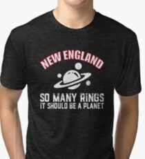 New England Patriots So Many Rings Football Fans T-Shirt Tri-blend T-Shirt