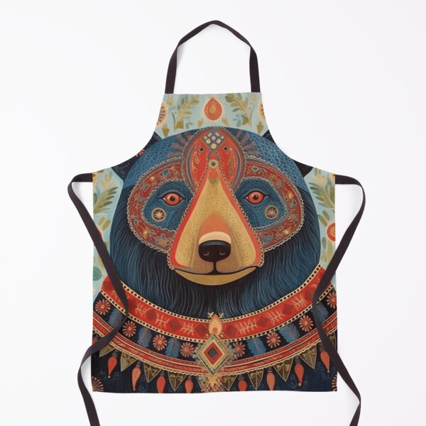 Item preview, daddy bear, folk art style designed and sold by SBD-Shop.