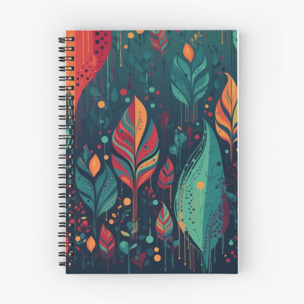 Item preview, Colorful pattern leaf designed and sold by Foxclothier.