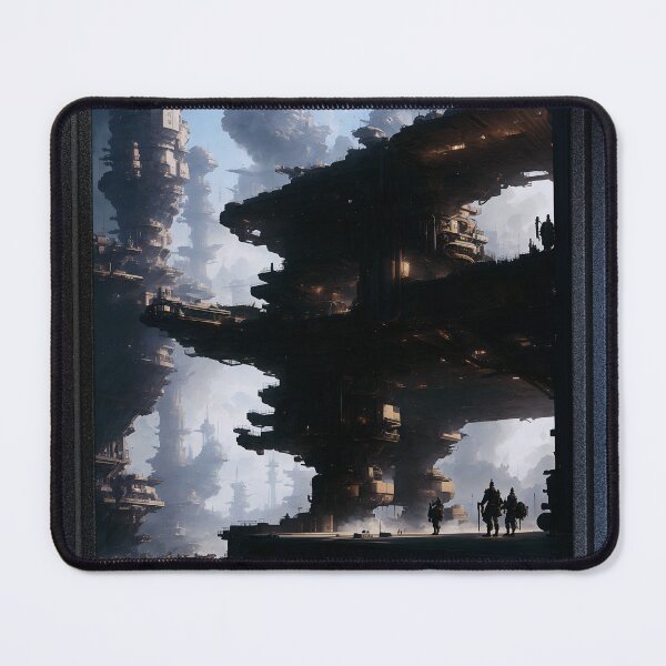 Item preview, The Industrial World In The Tremulous Quadrant AI Concept Art by Xzendor7 designed and sold by Xzendor7 Digital Art Creations.