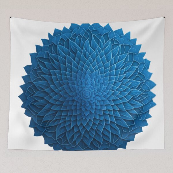 Item preview, Light Blue Circular Mandala - Serene Beauty and Intricate Patterns designed and sold by dimaxstore.