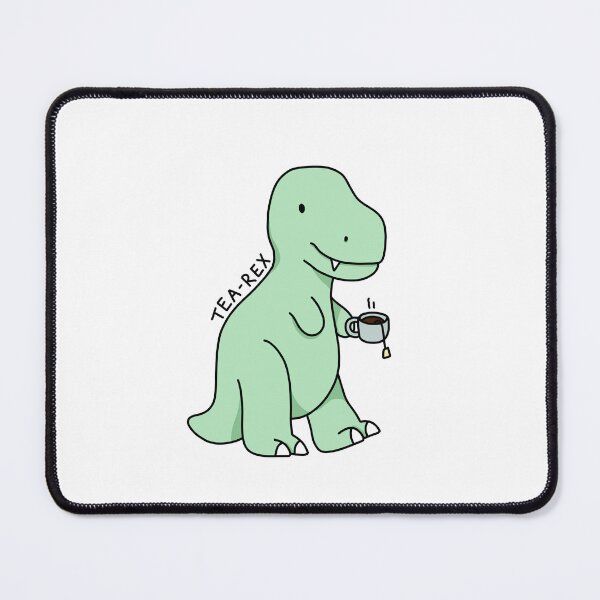 Item preview, 'tea-rex' illustration designed and sold by bloemsgallery.