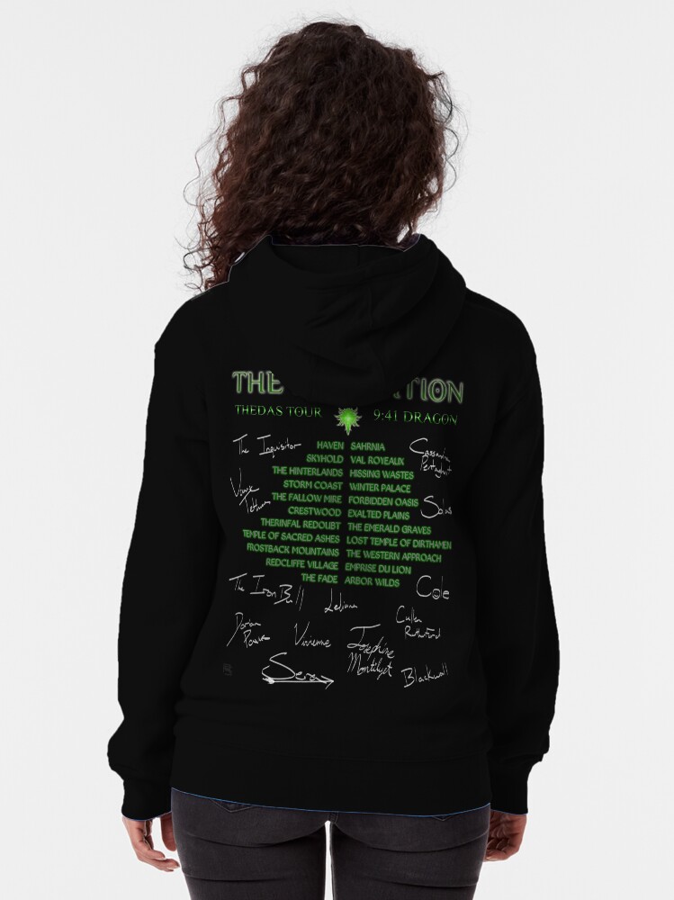 Alternate view of Inquisition Concert Tour Zipped Hoodie