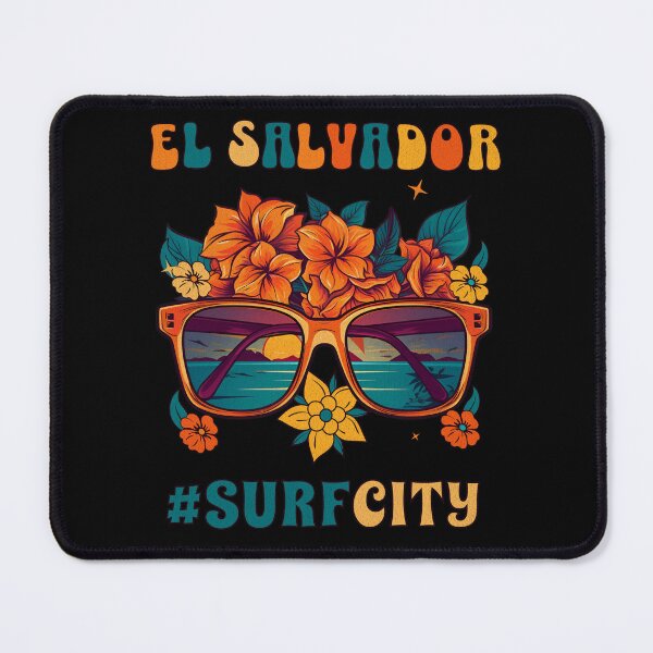 Item preview,  Surf City, El Salvador C.A.- Reflection of the ocean on glasses and orange flowers designed and sold by PatriciaReyes.