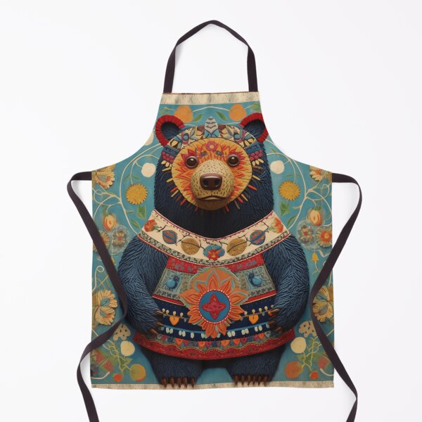 Item preview, mother bear, folk art style designed and sold by SBD-Shop.
