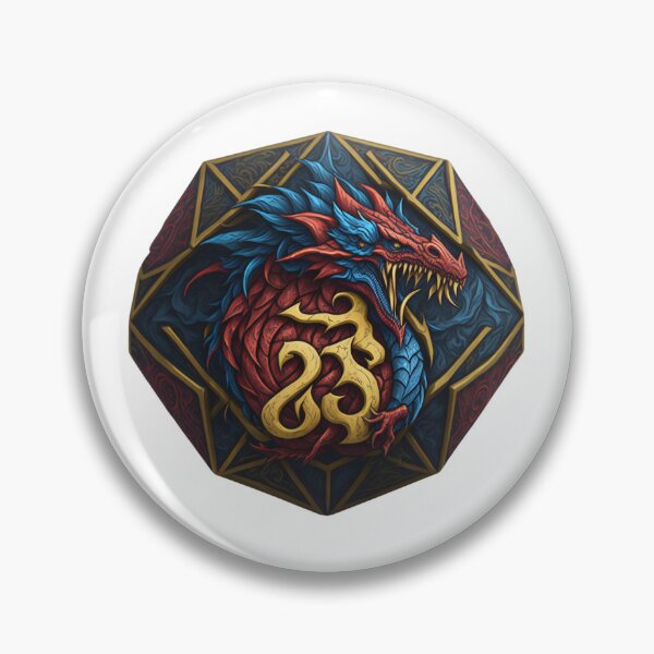 Item preview, Dnd dice emblem #27 designed and sold by PrintDesignFlow.