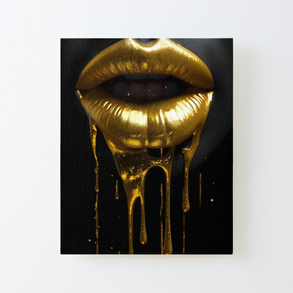 Luxury Dollar Lips Mouth  Money Lips Art, Lips Artwork, Lips Wall Art