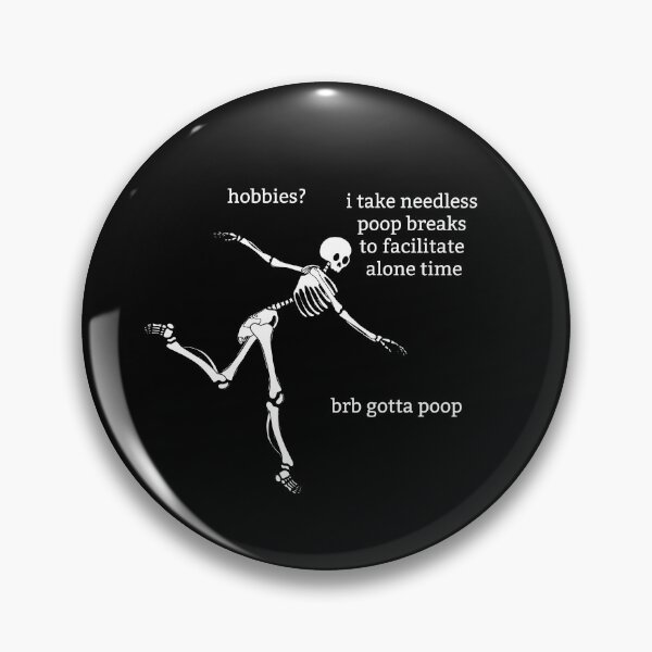 Item preview, Sassy Skeleton "Hobbies?" Funny Saying designed and sold by sassyskeleton.