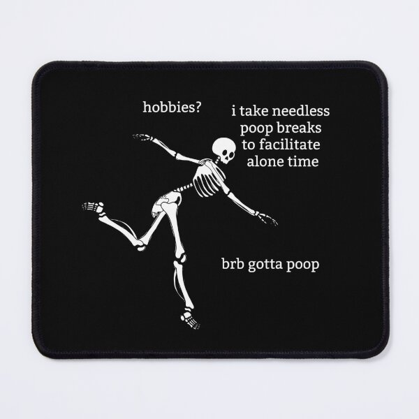 Item preview, Sassy Skeleton "Hobbies?" Funny Saying designed and sold by sassyskeleton.