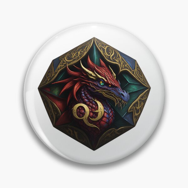 Item preview, Dnd dice emblem #28 designed and sold by PrintDesignFlow.