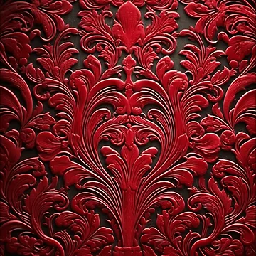 Artwork thumbnail, Complex red pattern beta by Foxclothier