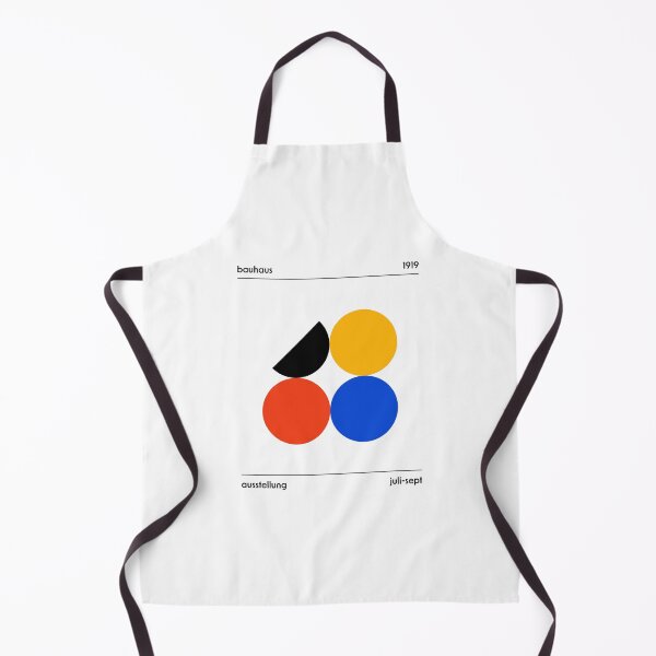 Item preview, Bauhaus Circles and Semicircle Red Blue Yellow Black designed and sold by ahumbleconcept.