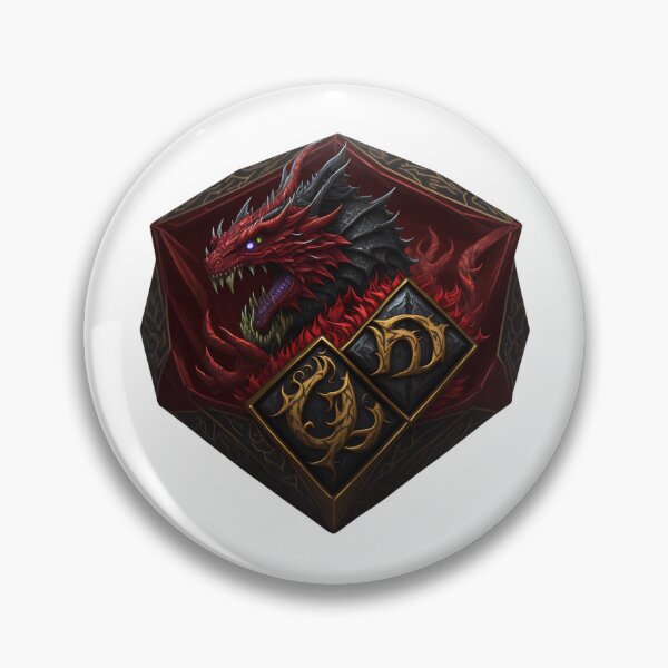 Item preview, Dnd dice emblem #30 designed and sold by PrintDesignFlow.