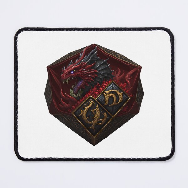 Item preview, Dnd dice emblem #30 designed and sold by PrintDesignFlow.