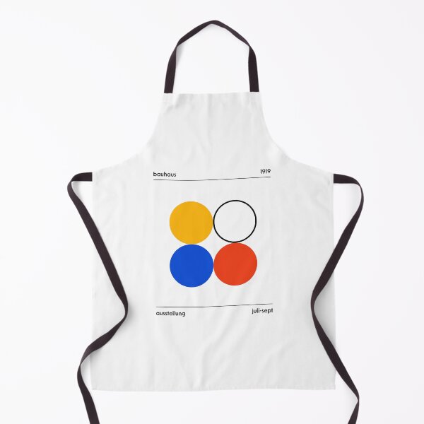 Item preview, Bauhaus Circles Red Blue Yellow Black designed and sold by ahumbleconcept.