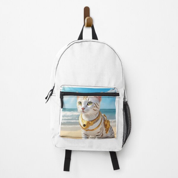 Item preview, Cyber kitty Starlight is enjoying the beach designed and sold by YuniaMiyu.
