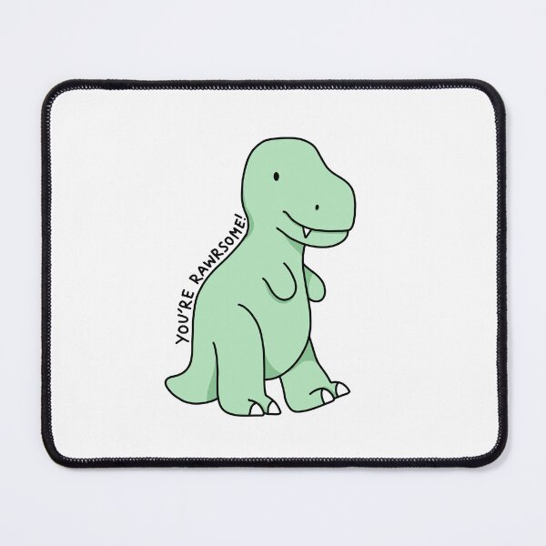 Item preview, 'you're rawrsome!' illustration designed and sold by bloemsgallery.