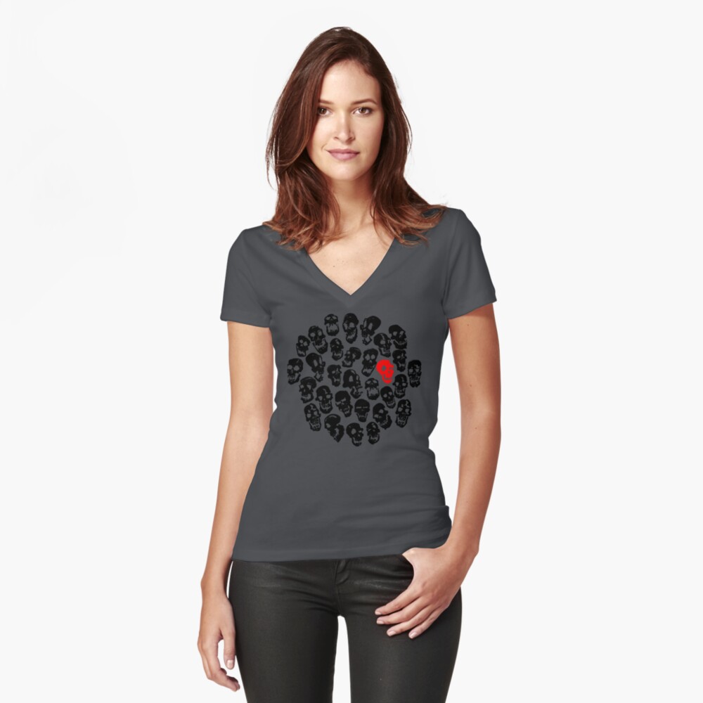 Item preview, Fitted V-Neck T-Shirt designed and sold by jasoncmeyer.