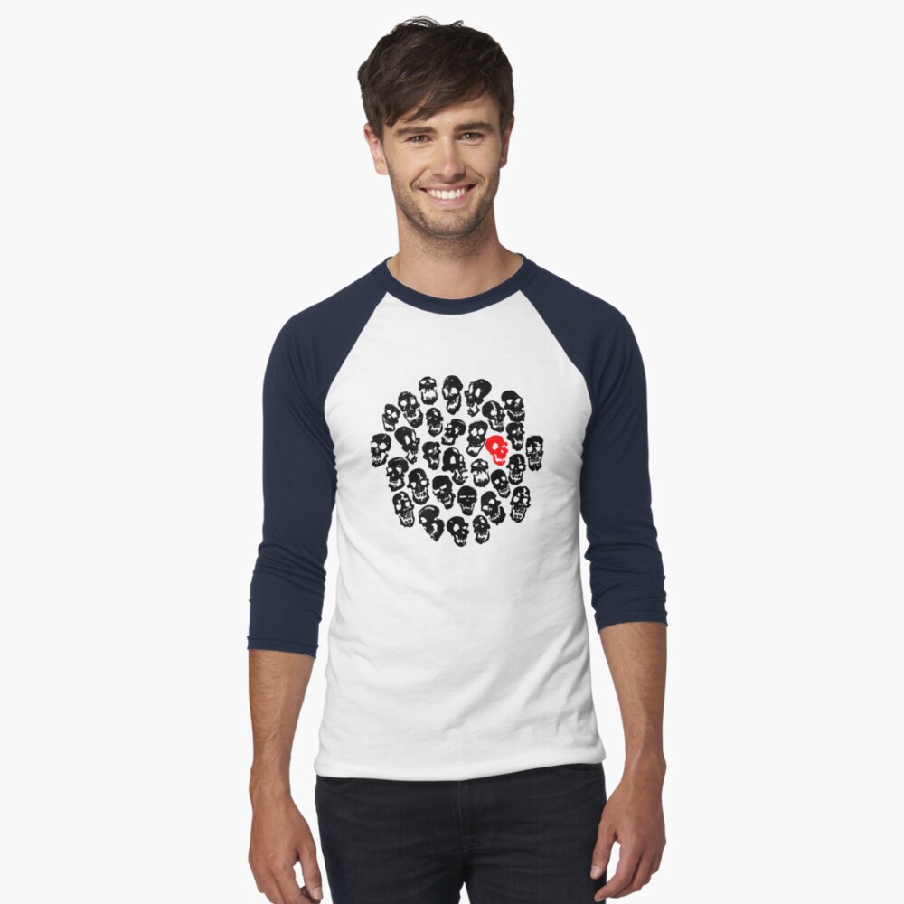 Item preview, Baseball ¾ Sleeve T-Shirt designed and sold by jasoncmeyer.