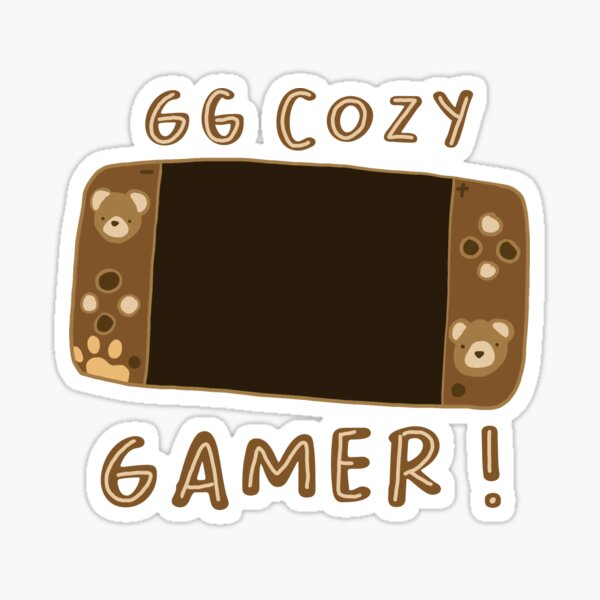 Cozy Gamer Essentials Sticker for Sale by Clefairy Creations