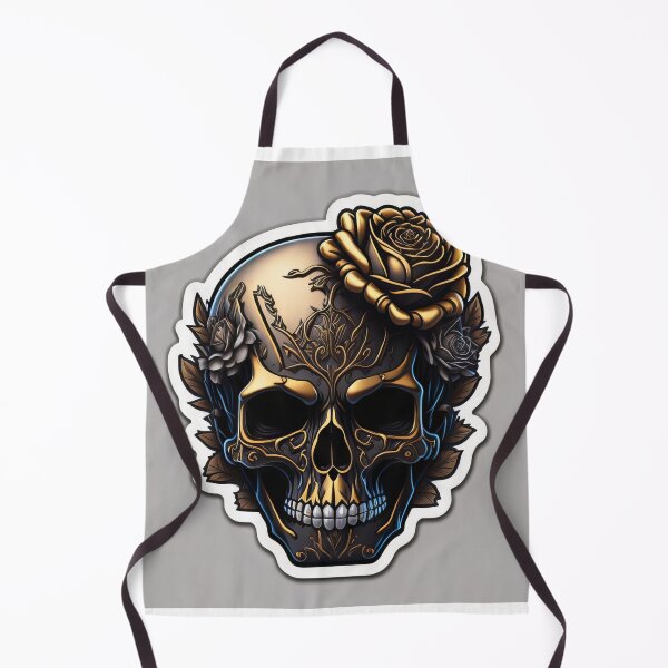 Item preview, Skulls and roses - love and death - sticker art designed and sold by ROBIN MACGREGOR.