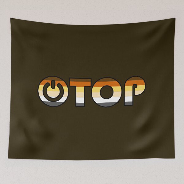 Item preview, Power Top - Bear Pride flag - Outline Edition designed and sold by Thelittlelord.
