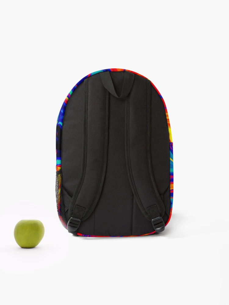 Thumbnail 2 of 3, Backpack, Exploring The Colorful Abstract Pattern designed and sold by Health And Fitness Posts e-Store.