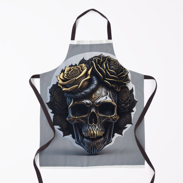 Item preview, Skulls and roses - love and death - sticker art designed and sold by ROBIN MACGREGOR.