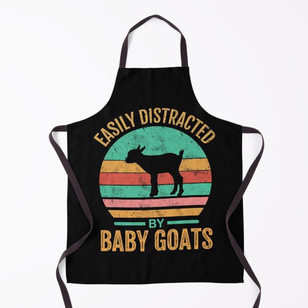 Item preview, Easily Distracted By Goats Retro Vintage Funny Goat Lover designed and sold by engsasa.