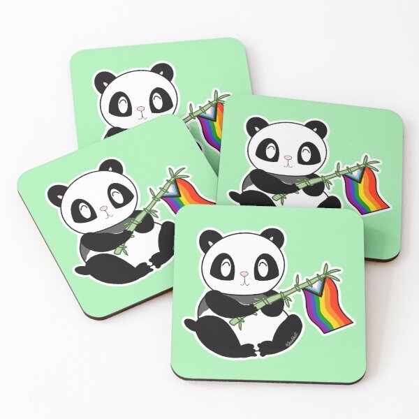 Item preview, LGBT+ Pride Panda designed and sold by Art by Jessica Beroldi.
