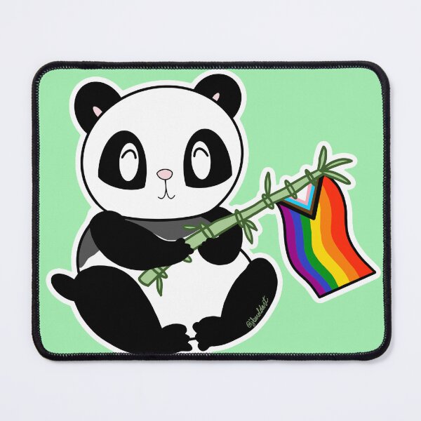 Item preview, LGBT+ Pride Panda designed and sold by Art by Jessica Beroldi.